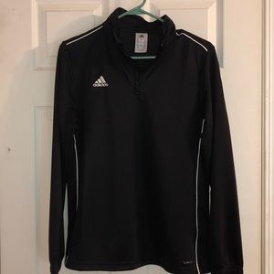Quarter zip, Black adidas jacket